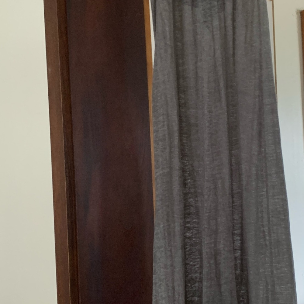 Athleta Sunstone Racerback HiLo Dress Sheer Burnout - Gray